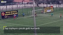 Beykoz - Maltepe maçında top toplayıcı çocuk golü engelledi! Kural ne diyor?