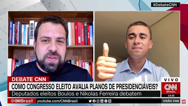 Boulos para Nikolas: “Aprender a ter compostura” e “moralista de ocasião”