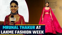 Mrunal Thakur ने Beautiful Red Dress में किया Lakme Fashion Week 2022 में Ramp Walk | FilmiBeat