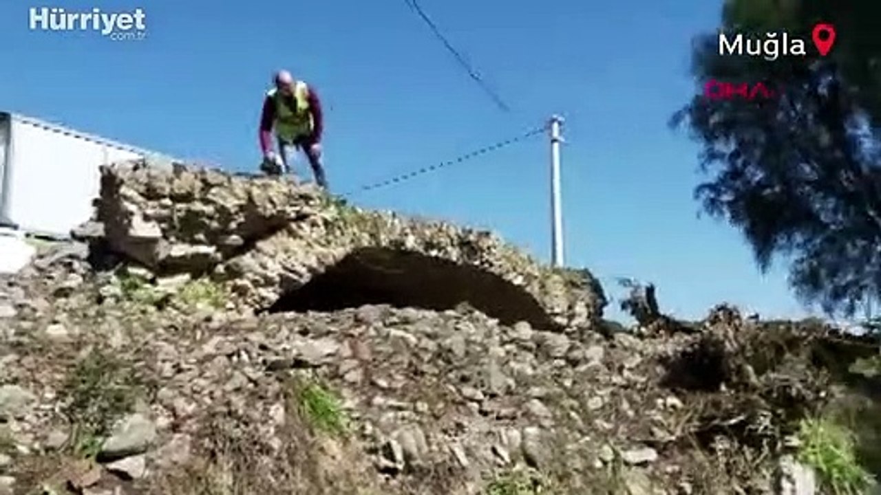 Muğla'nın Datça ilçesinde 1500 yıllık tarihi yapı turizme kazandırılıyor