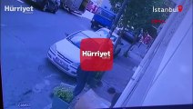 Şişli'de yokuş aşağı kayan kamyonet sokağı savaş alanına çevirdi