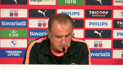 Fatih Terim: PSV oyun felsefesini değiştirmeyecek