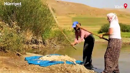 Koyunlardan kırkılan yün meşakkatli sürecin ardından insanları ısıtan ürünlere dönüşüyor