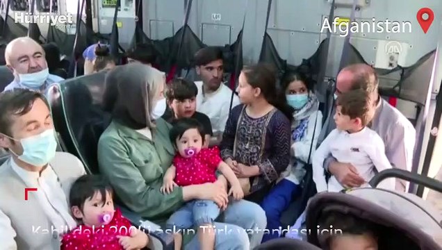 Kabil'deki 200’ü aşkın Türk vatandaşı için uçan kale ile tahliye operasyonu