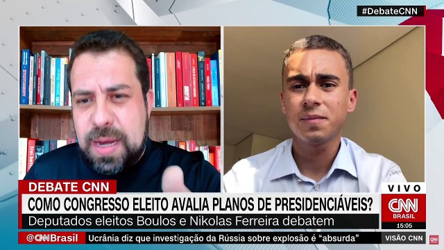 Boulos para Nikolas: “Cabecinha oca, cérebro sem função social”