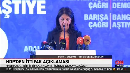 HDP'den ittifak açıklaması