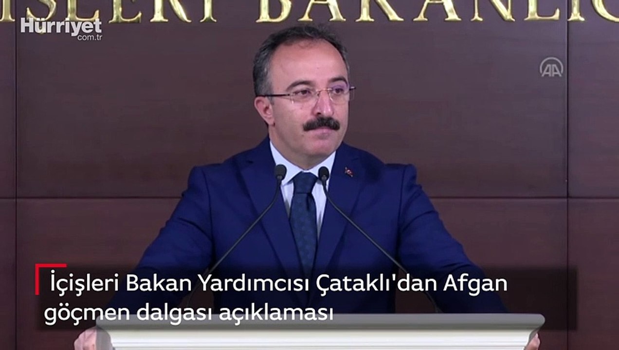 İçişleri Bakan Yardımcısı Çataklı'dan Afgan göçmen dalgası açıklaması