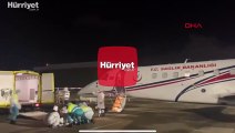 Hollanda'nın yoğun bakım fişini çektiği kovid-19 hastası, özel uçakla Türkiye'ye getirildi