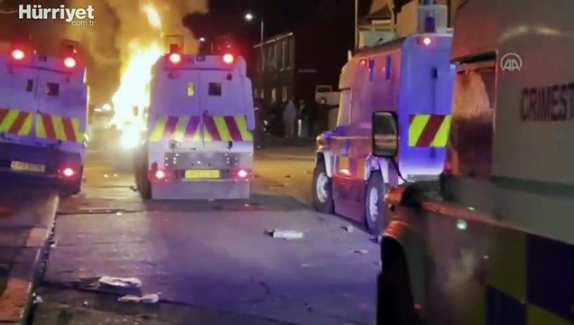 Kuzey İrlanda'da şiddet olayları devam ediyor