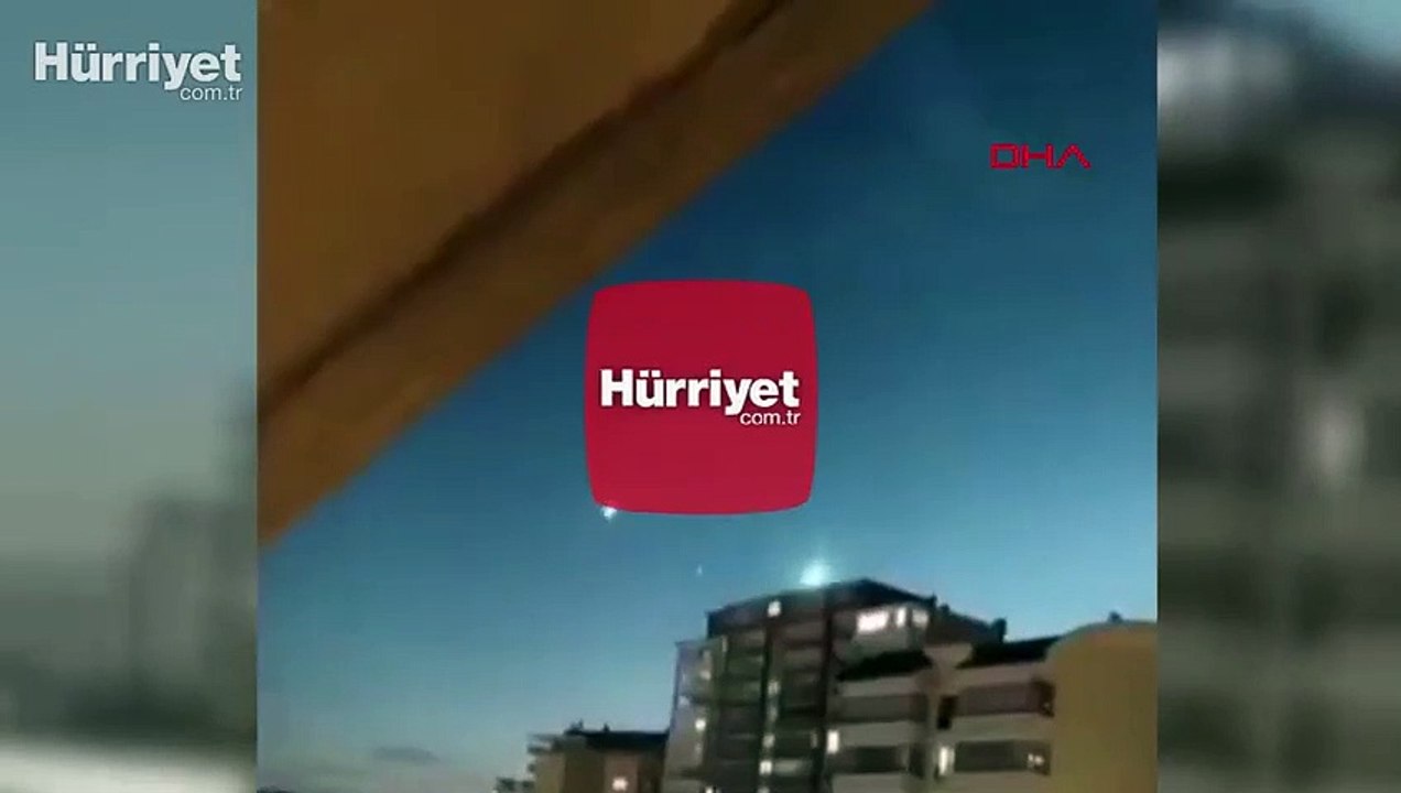 Ankara ve çevre illerde görülen ışık hüzmesi heyecan yarattı
