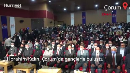 İbrahim Kalın, Çorum'da gençlerle buluştu