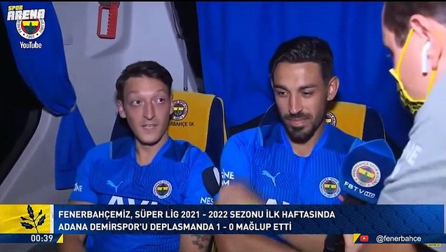 Son Dakika: Adana Demirspor deplasmanı dönüşü Fenerbahçe takım otobüsünde o anlar! Mesut Özil, İrfan Can Kahveci ve Ozan Tufan...