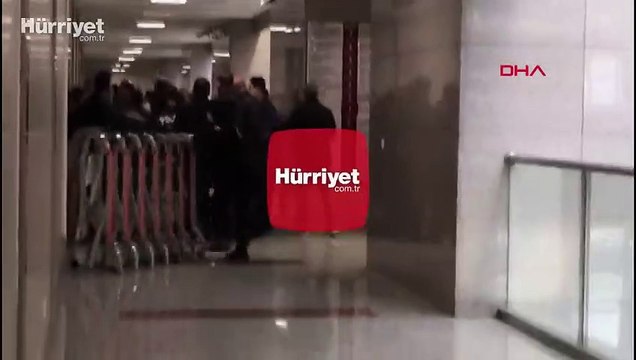 Çağlayan adliyesinde duruşma öncesi arbede