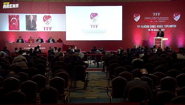 Galatasaray Başkanı Burak Elmas, TFF Olağan Genel Kurulu'nda açıklamalarda bulundu