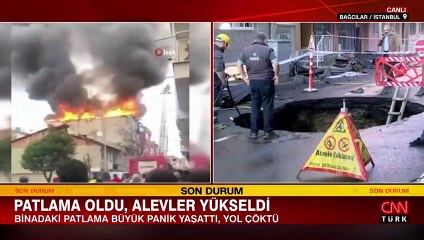 Bağcılar'da binadaki patlama büyük paniğe yol açtı
