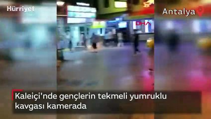 Eğlence çıkışı meydan kavgası! Ortalık bir anda karıştı...