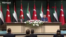 Cumhurbaşkanı Erdoğan, Sudan Devlet Başkanı ile Ankara'da basın toplantısı düzenledi