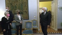 Mattarella riceve la moglie e i figli di Piero Angela