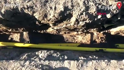 Kayseri'de kentsel dönüşüm alanında iskelet çıktı