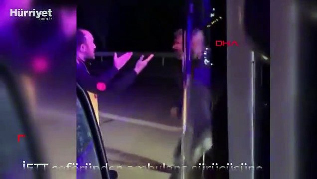 İETT şoföründen ambulans sürücüsüne dayak
