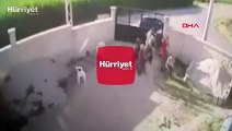 Konya'da aynı aileden 7 kişiye yapılan silahlı saldırı anı