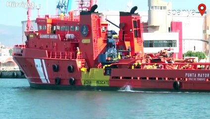 İspanya'nın Castellon Limanı'ndaki Türk gemisi yükleme sırasında battı