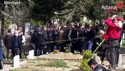 Dün toprağa verdiği eşinin mezarı başında, oğlunun cesedini buldu