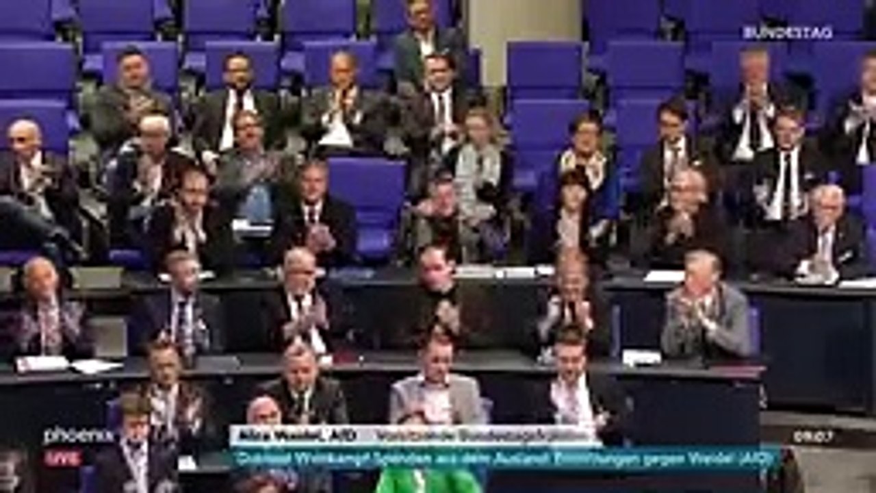 Generaldebatte im Bundestag Rede von Alice Weidel
