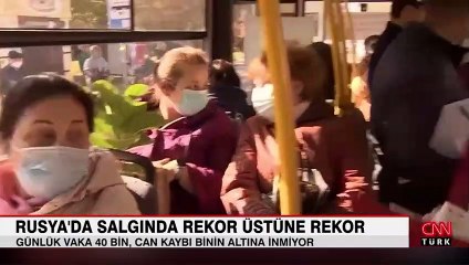 Rusya'da salgında rekor üstüne rekor