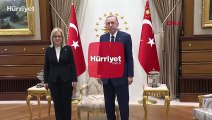 Cumhurbaşkanı Erdoğan, Arnavutluk Meclis Başkanı Nikolla’yı kabul etti