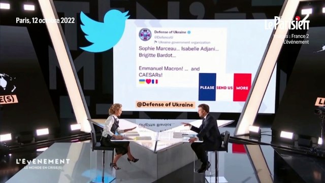 Emmanuel Macron promet des radars, des missiles antiaériens et des canons aux Ukrainiens