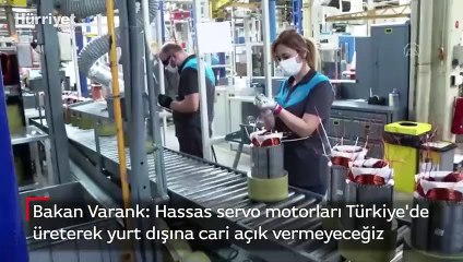 Download Video: Bakan Varank: Hassas servo motorları Türkiye'de üreterek yurt dışına cari açık vermeyeceğiz