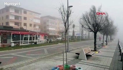 İstanbul'da yoğun sis muhteşem  manzaralar ortaya çıkardı