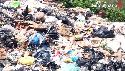 Gümüşhane'de Taşköprü Yaylası çöplüğe döndü