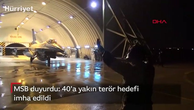 Irak'ın kuzeyindeki PKK hedeflerine hava harekatı