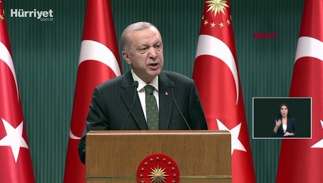 Cumhurbaşkanı Erdoğan, Kabine Toplantısı sonrası açıklamalarda bulundu