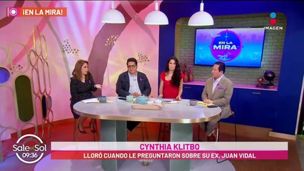 Cynthia Klitbo rompe en llanto cuando le preguntaron de Juan Vidal