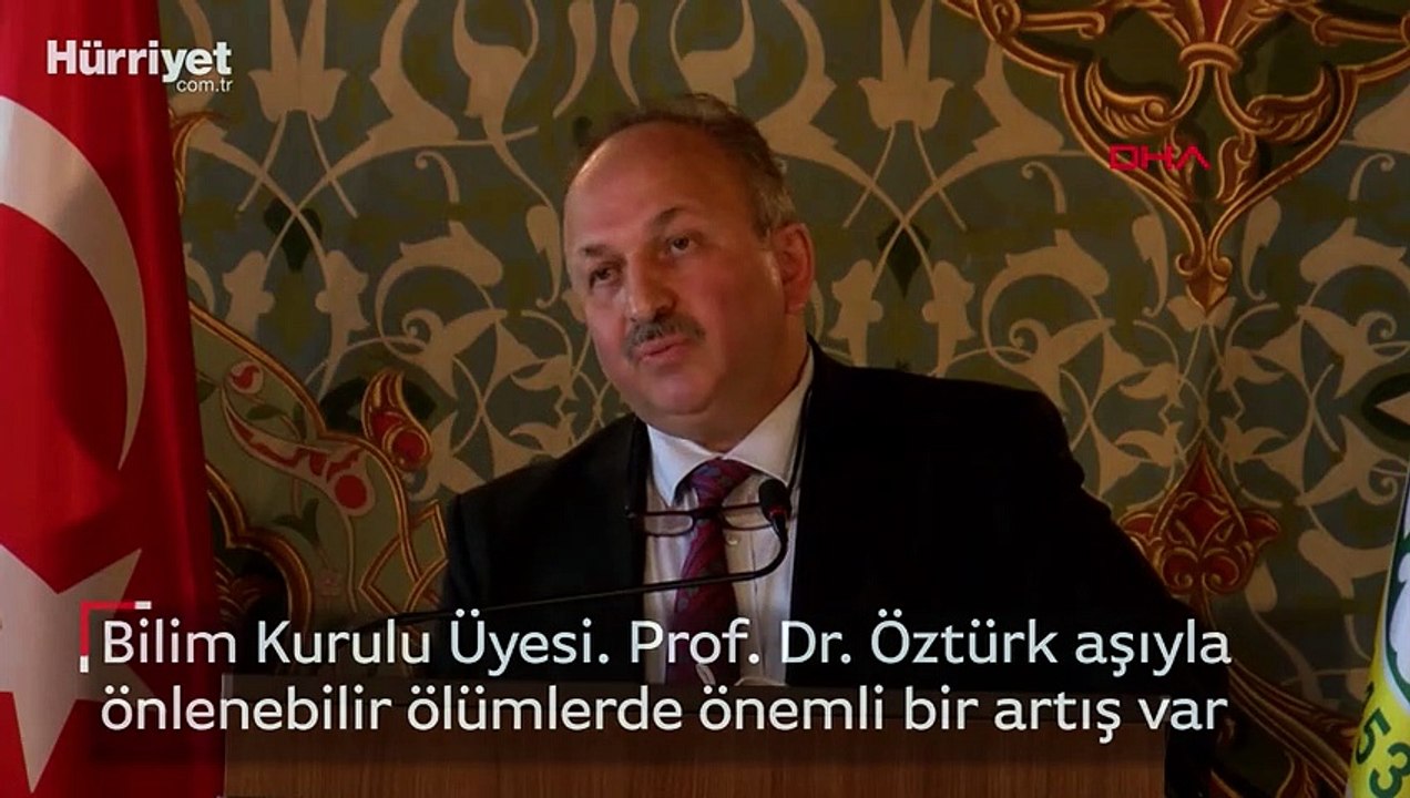 Bilim Kurulu Üyesi. Prof. Dr. Öztürk aşıyla önlenebilir ölümlerde önemli bir artış var