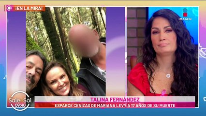 Talina Fernández esparció las cenizas de Mariana Levy a 17 años de su muerte