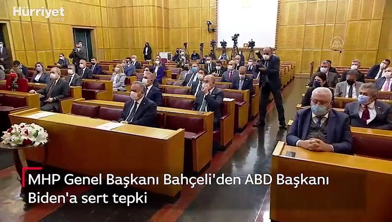 MHP Genel Başkanı Bahçeli'den ABD Başkanı Biden'a sert tepki