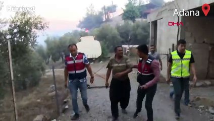 Kozan'da ikinci gününde devam eden orman yangının acı tablosu sabah ortaya çıktı