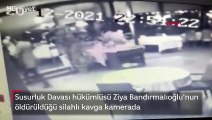 Susurluk davası hükümlüsü Ziya Bandırmalıoğlu'nun öldürüldüğü silahlı kavga kamerada