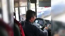 Fatih'te İETT şoförü tartıştığı yolcuya saldırdı: Zorla otobüsten indirdi