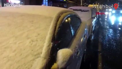 İstanbul’da kar yağış etkili olmaya başladı