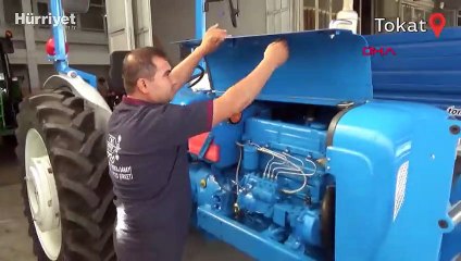 Babasının ihtiyaçtan sattığı traktörü 35 yıl sonra geri aldı