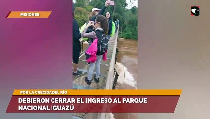 Debieron cerrar el ingreso al Parque Nacional Iguazú