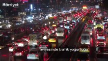 İstanbul’da trafik yoğunluğu rekor seviyede! Durma noktasına geldi