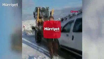 Sivas'ta kar nedeniyle 176 yerleşim yerinin yolu kapandı