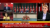 Asgari ücret 4250 lira oldu