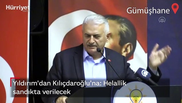 AK Parti Genel Başkanvekili Yıldırım, Gümüşhane'de partililere hitap etti